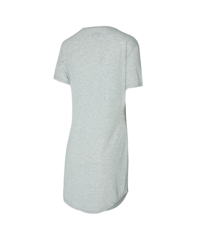 Women's Gray New Orleans Saints Petition Knit Nightshirt