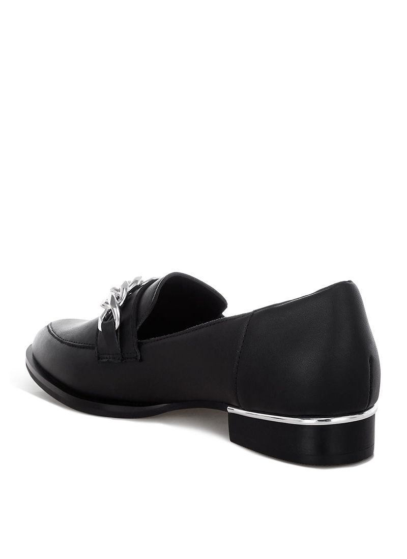 Rag and Co Womens Pola Leather Horsebit Loafers