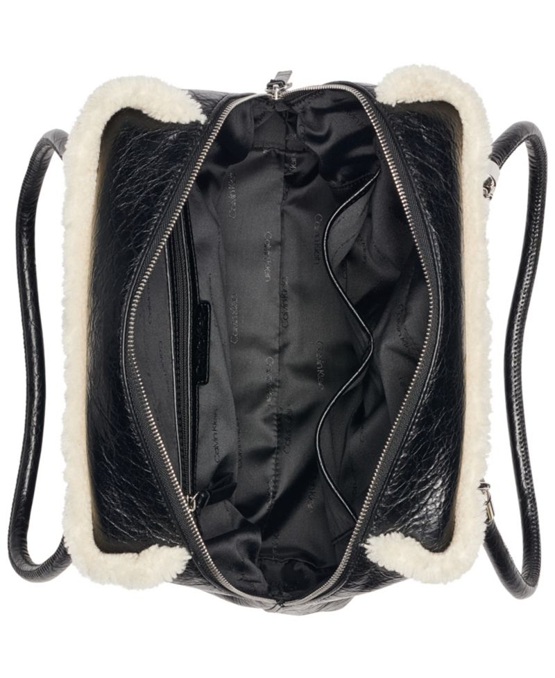 Waverly Mini Sherpa Tote Handbag