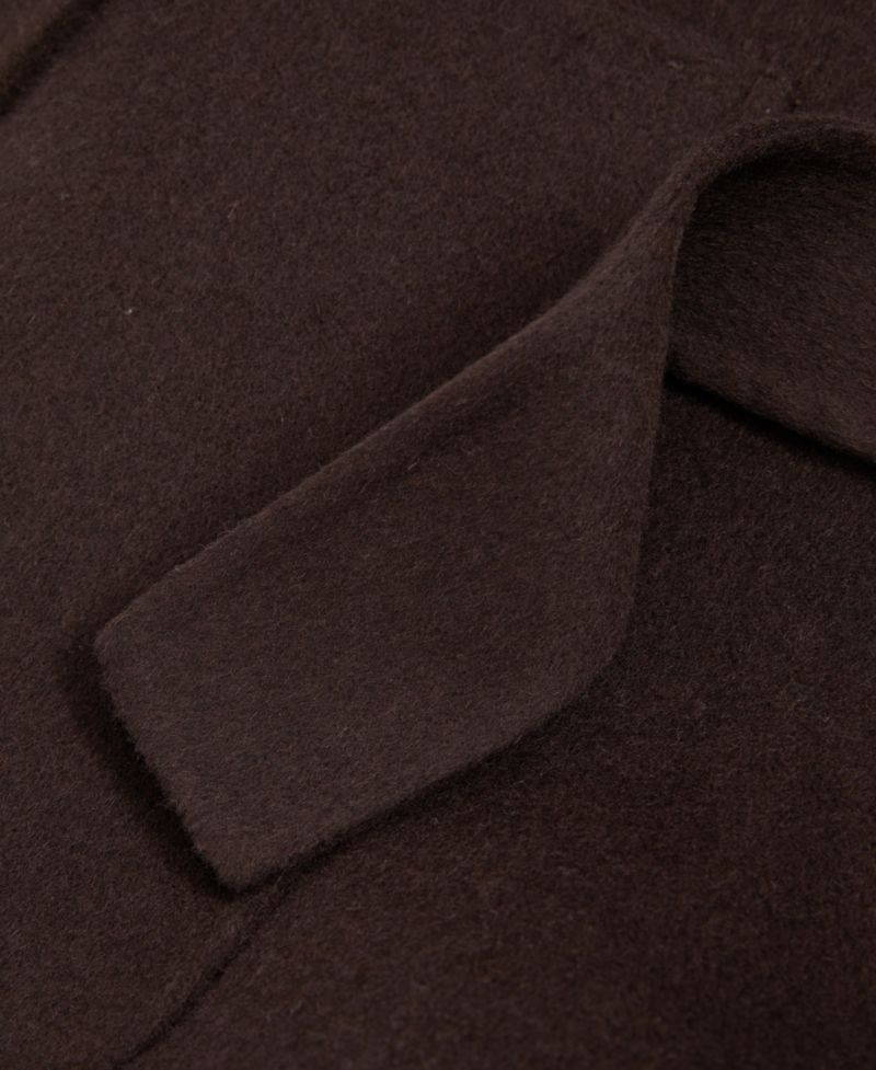 Women's Wool-Blend Double-Breasted Blindseam Coat