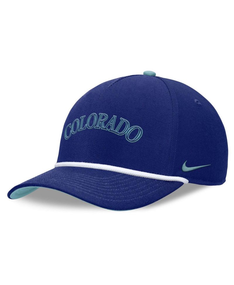 Men's Royal Colorado Rockies Father's Day Rise Adjustable Hat