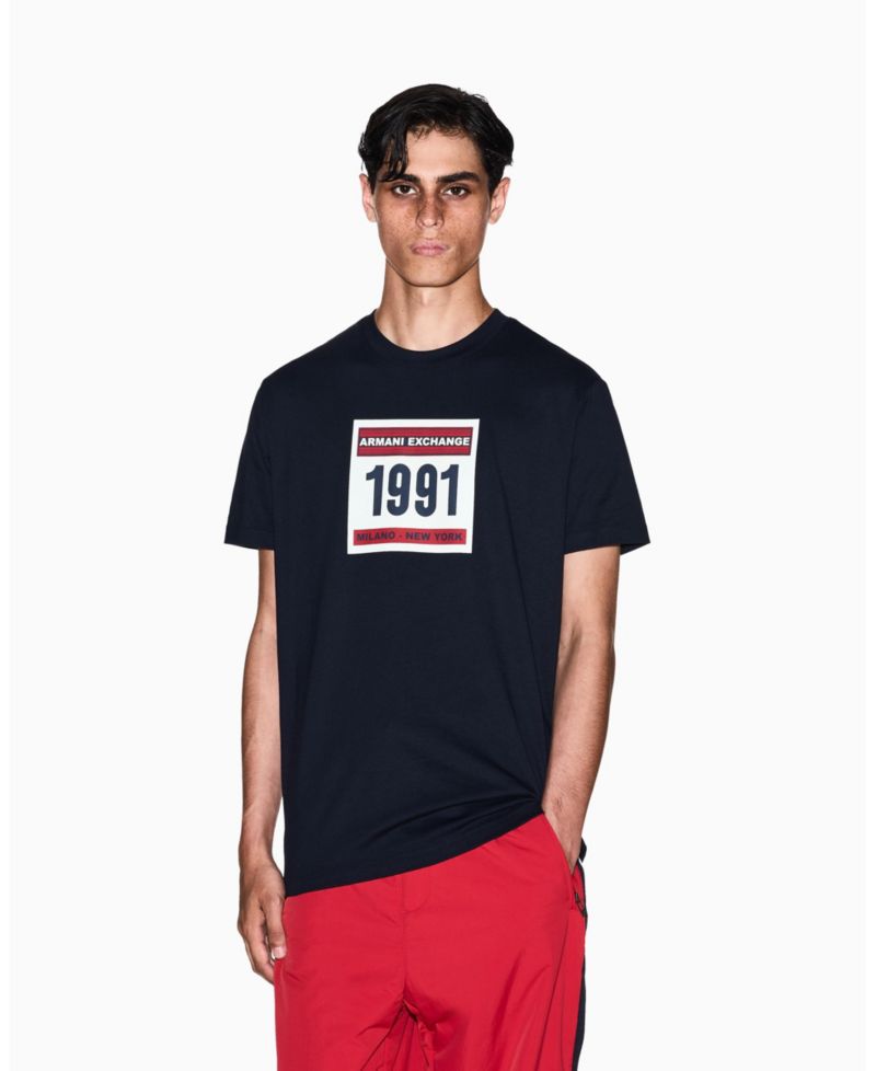 Men's Grid Box 1991 Logo T-Shirt