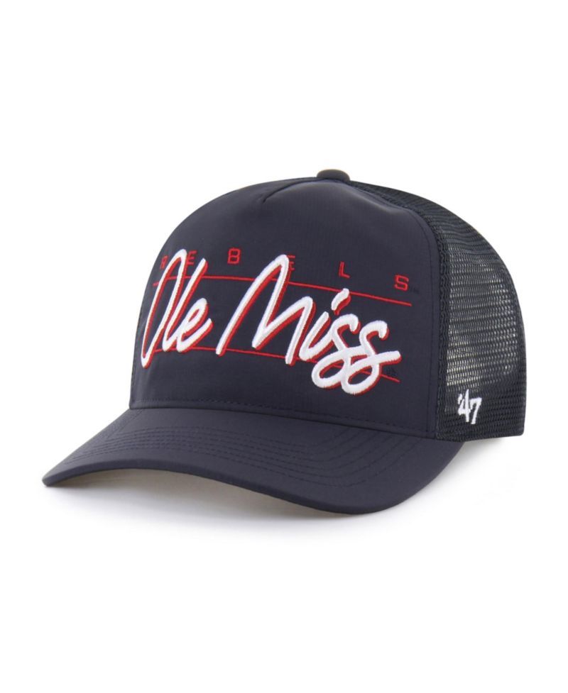 Men's and Women's '47 Navy Ole Miss Rebels brrr&deg; Condor Mesh Hitch Adjustable Hat