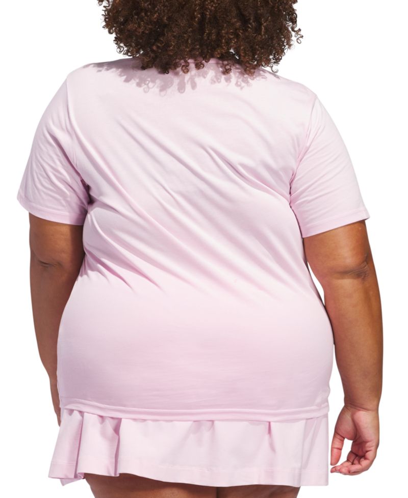 Plus Size Short-Sleeve Cotton Crewneck Logo T-Shirt