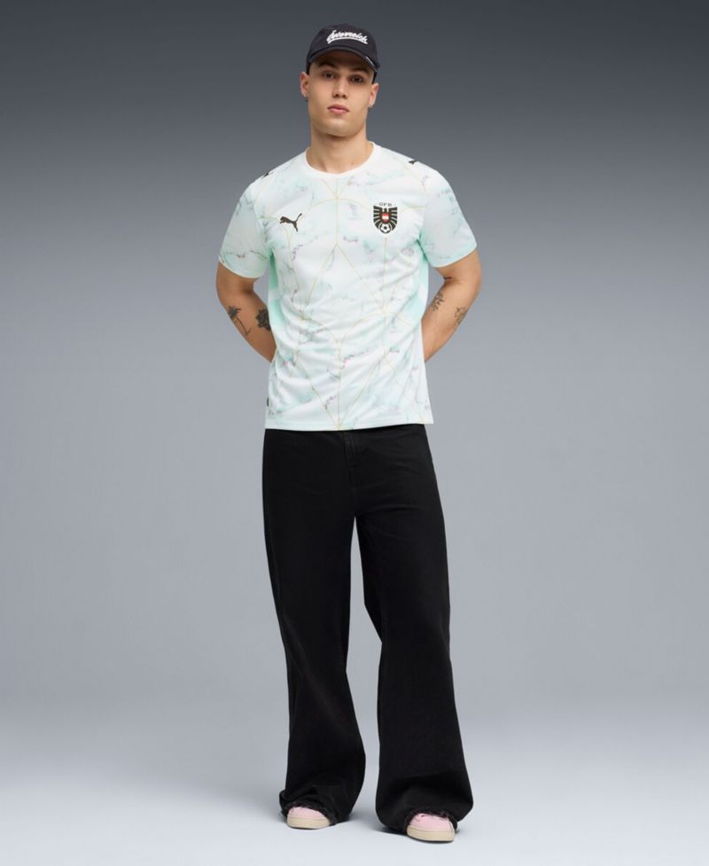 Men's White Austria National Team 2026 Away Replica Jersey