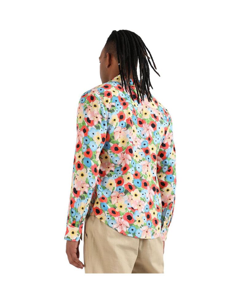 Men's Artistic Botanical Cluster Shirt