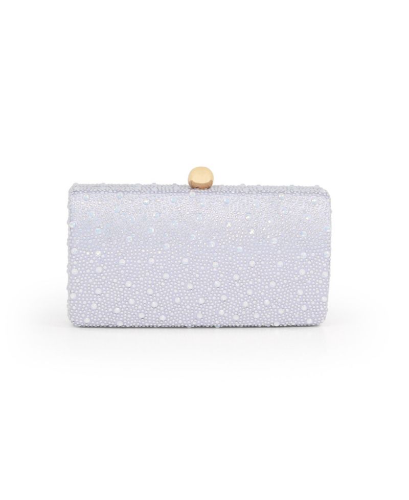 Woman's Heather Opal Crystal Minaudiere