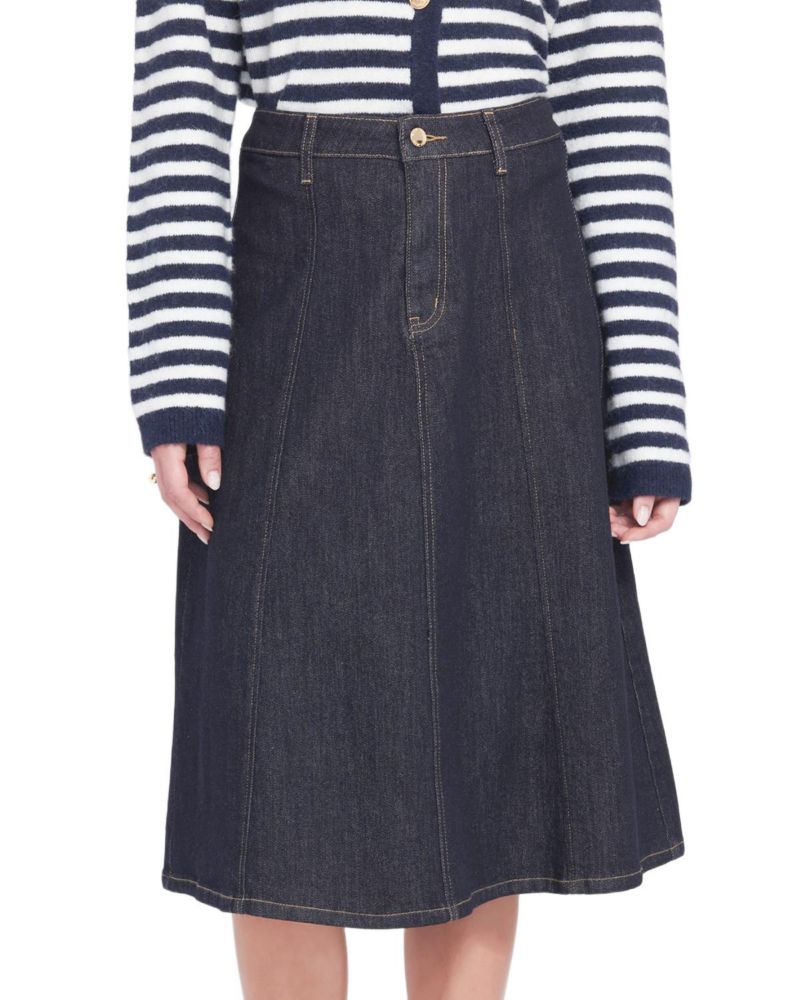 Women's Denim Midi Skirt