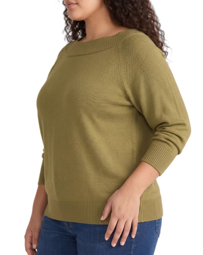 Plus Size Noomi Cold Shoulder Sweater
