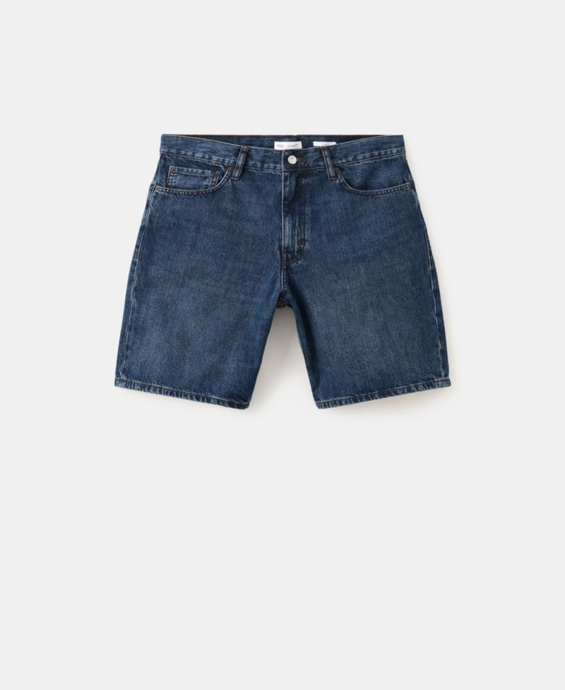 Men's Straight-Fit Denim 8.86" Bermuda Shorts