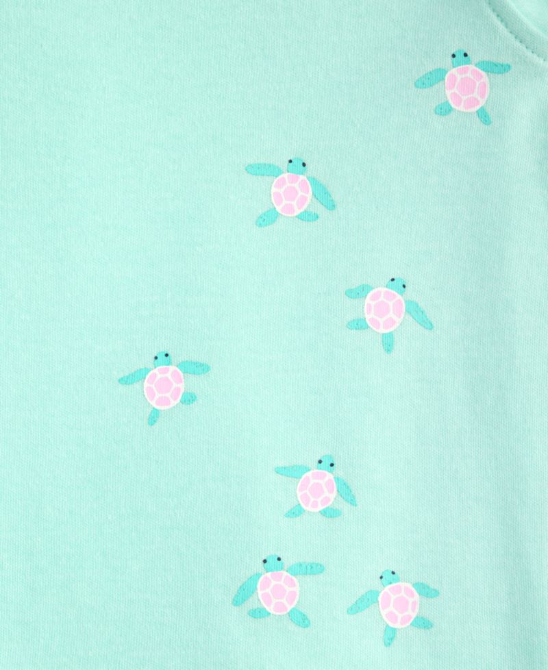 Baby Girls' 3M-24M Mix & Match Turtles Flutter-Sleeve T-Shirt