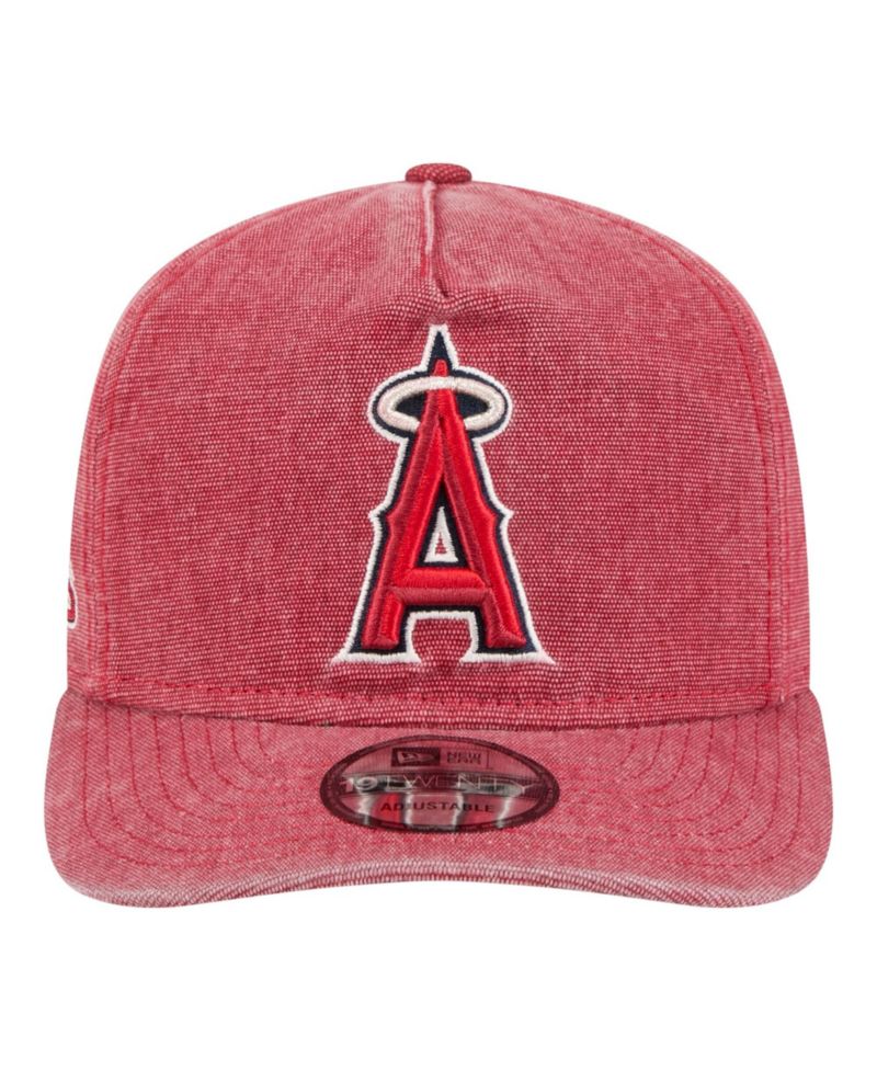 Men's Red Los Angeles Angels Denim Classic 19TWENTY Adjustable Hat