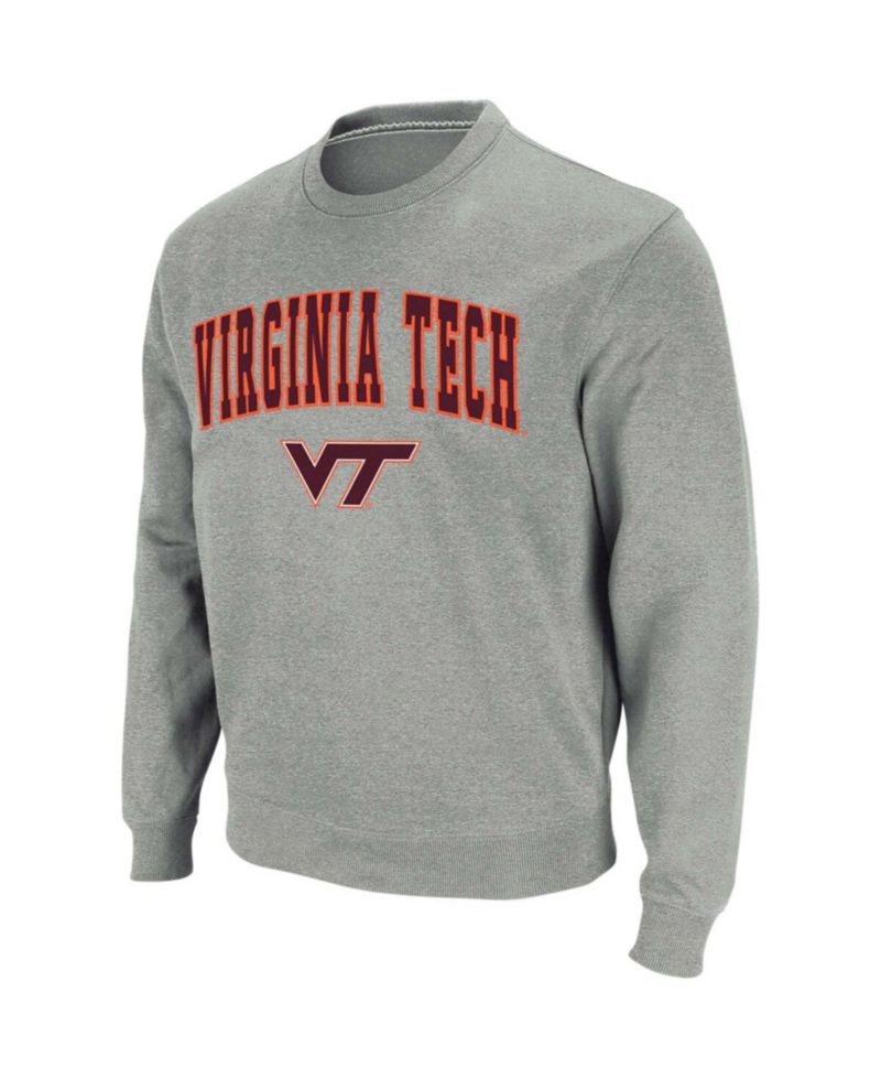 Men's Virginia Tech Hokies Arch and Logo Crew Neck Sweatshirt