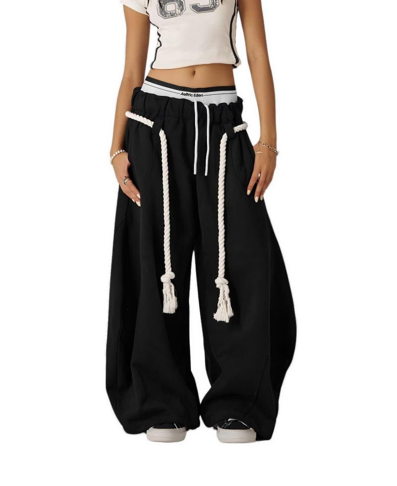 Women's Baggy Wide-Leg Sweatpants