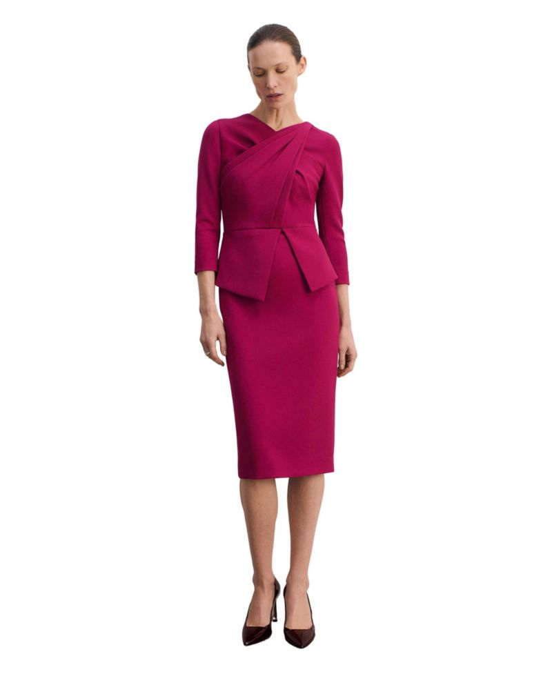 Women's Alina Peplum Midi Dress