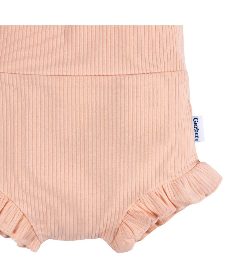 Baby Girls Bubble Shorts, 3-Pack