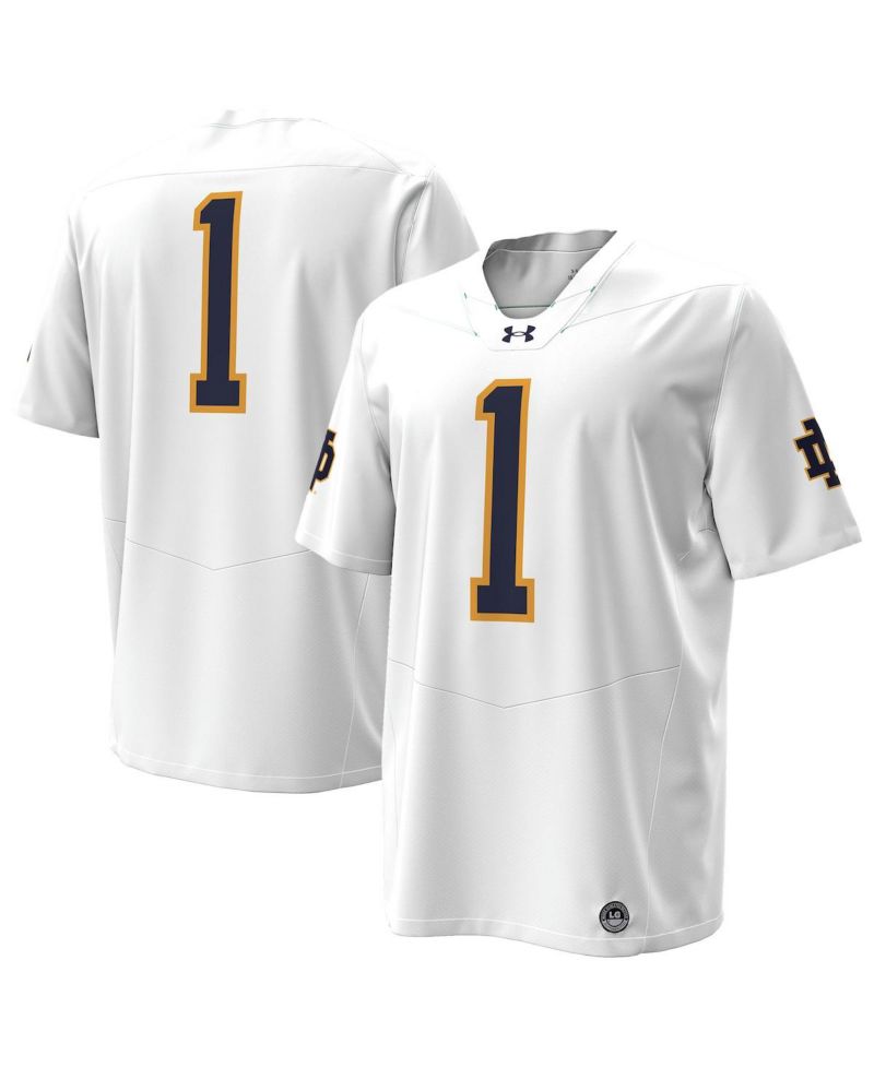 Men's White Notre Dame Fighting Irish Premier Football Jersey