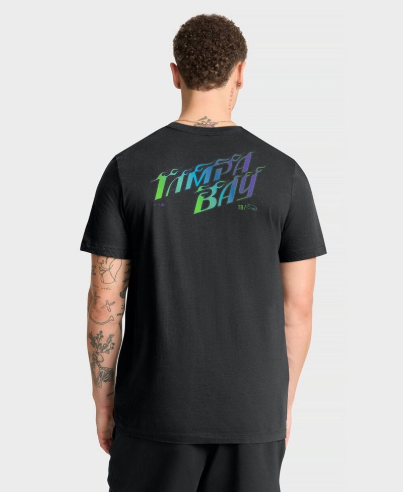 Men's Black Tampa Bay Rays City Connect 2-Hit T-Shirt