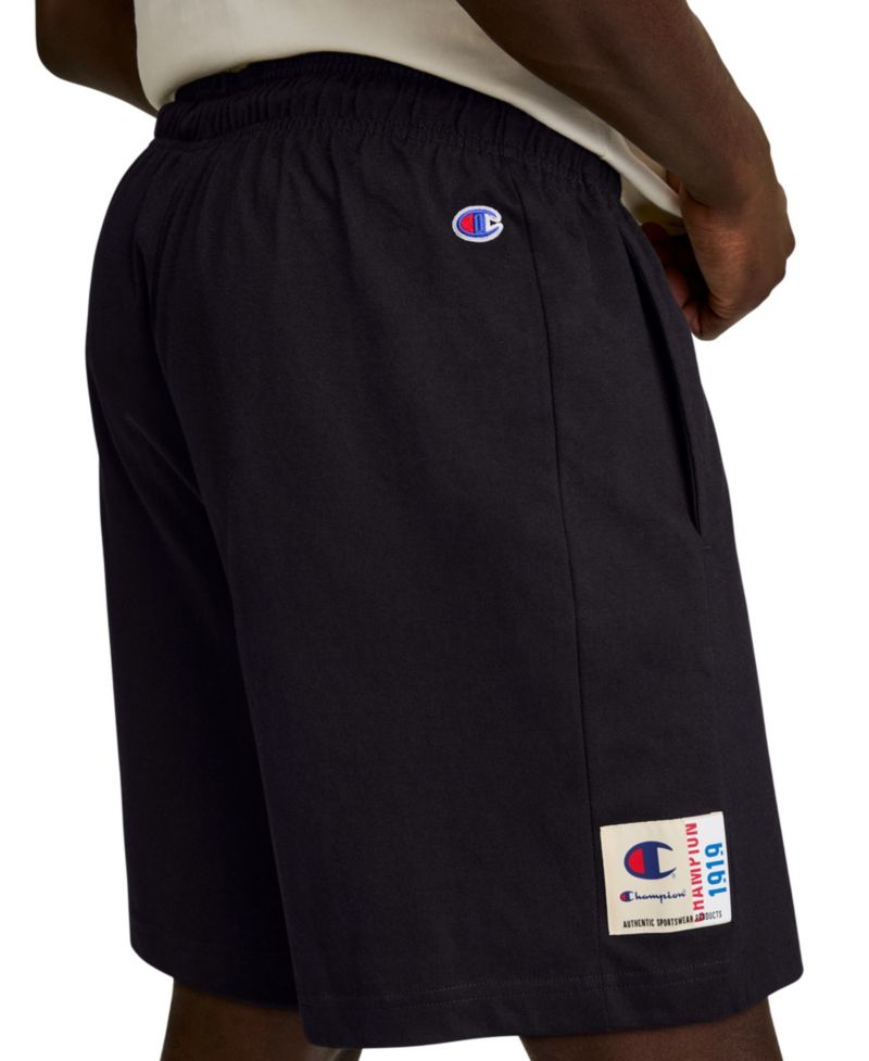 Men's Jersey Embroidered C Logo Shorts, 7" Inseam