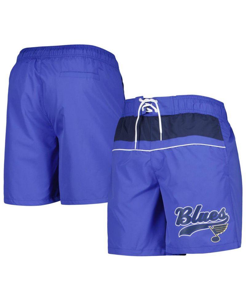 Men's Blue St. Louis Blues Freestyle Volley Swim Shorts