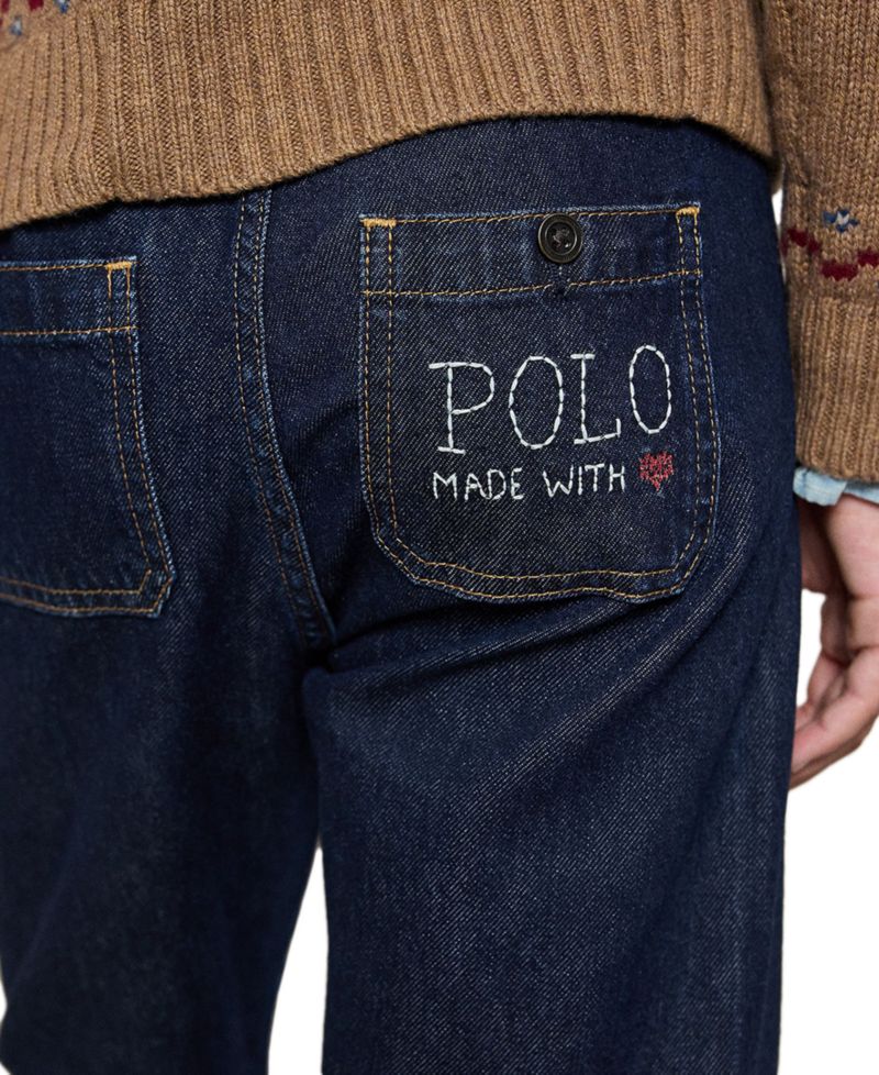 Girls' 7-16 Logo Flared Denim Jeans