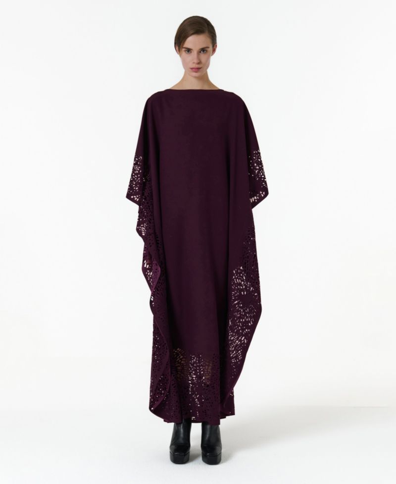 Women's Laser-Cut Kaftan Dress