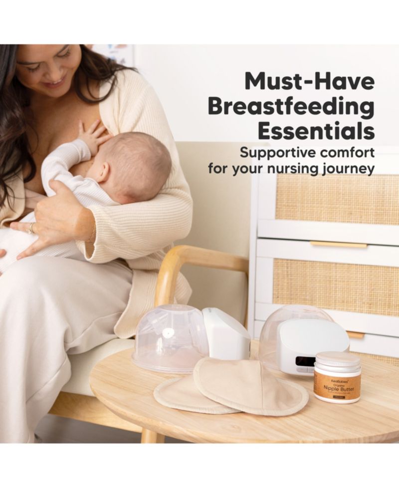Women's 14pk Organic Nursing Pads, Washable Breast Pads + Wash Bag, Reusable Nipple Pads