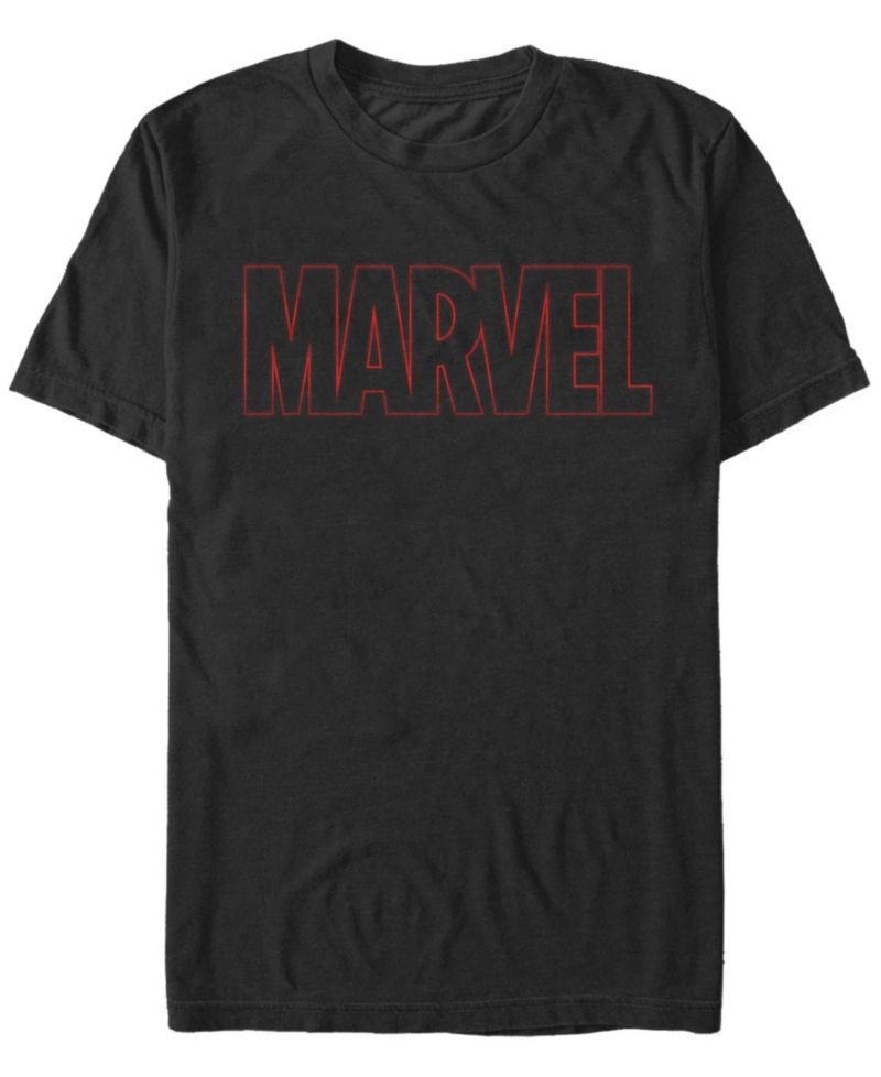 Men's Marvel Glogo Short Sleeve Crew T-shirt