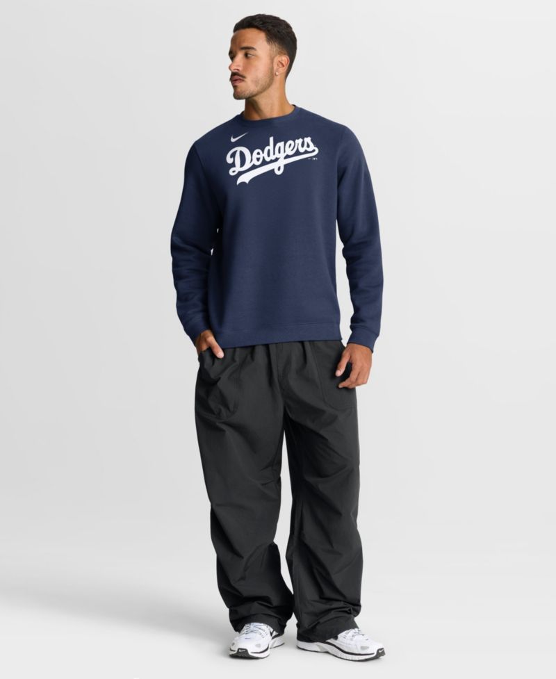 Men's Navy Los Angeles Dodgers Primetime Wordmark Sweatshirt