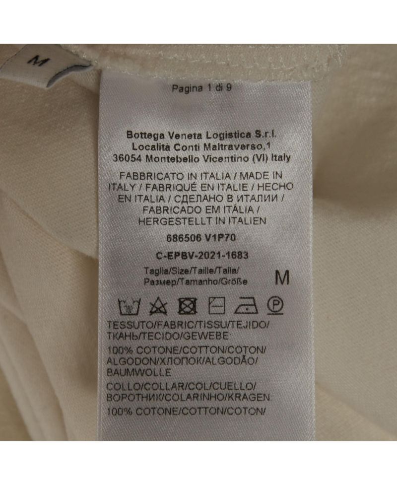 Women's Bottega Veneta Overlock Stitch Cotton T-Shirt