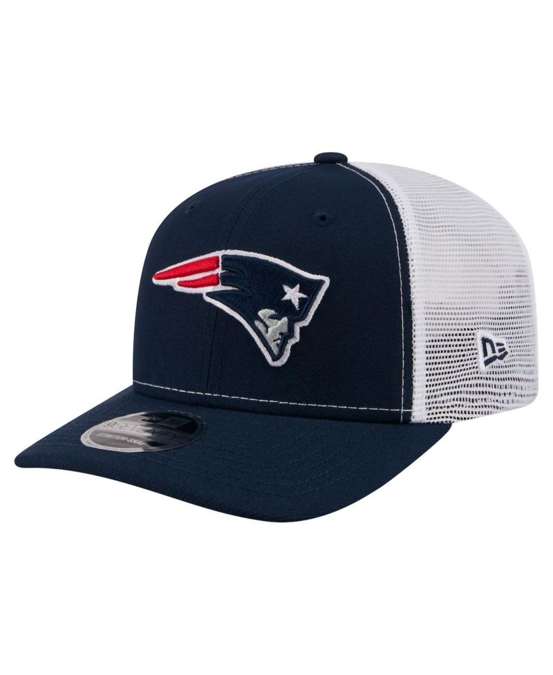 Men's Navy New England Patriots 9SEVENTY Trucker Adjustable Hat