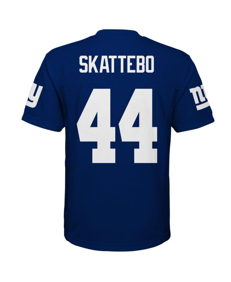 Big Boys and Girls Cam Skattebo Royal New York Giants Replica Jersey
