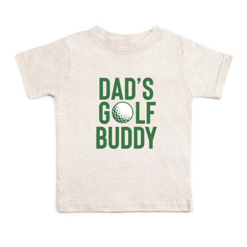Little Boys Dad's Golf Buddy Short Sleeve T-Shirt