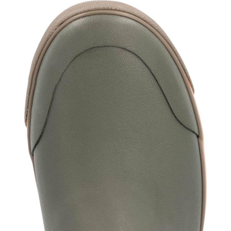 Men's Dry-Strike Waterproof Green and Orange Deck Boot