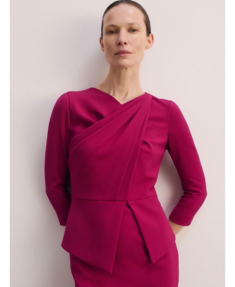 Women's Alina Peplum Midi Dress