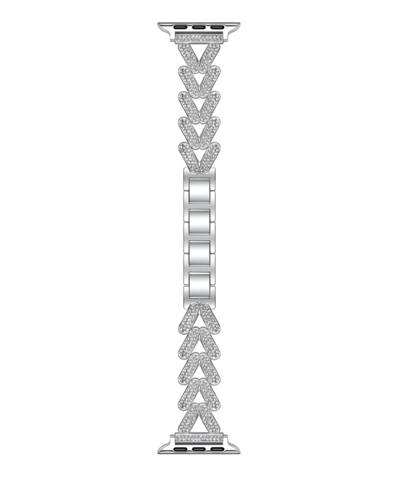 Valentina Stainless Steel and Rhinestone Band for Apple Watch