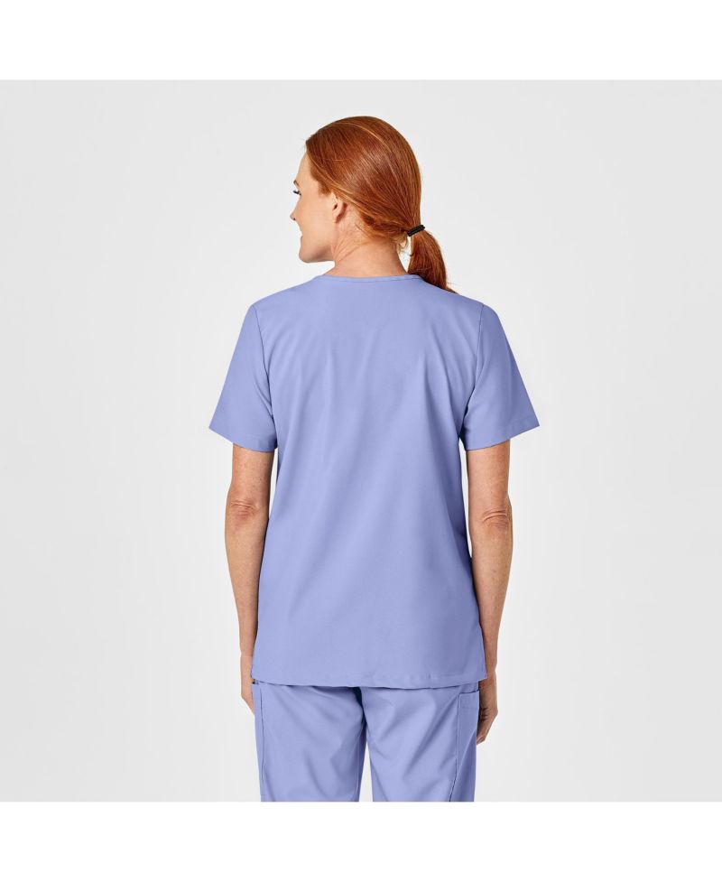 Women's W123 Unisex 4 Pocket Utility Scrub Top