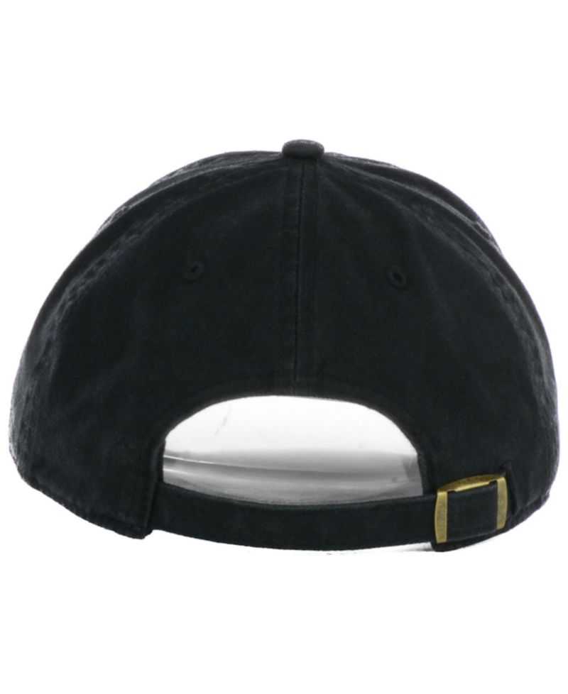 Men's Black Chicago Blackhawks Team Clean Up Adjustable Hat