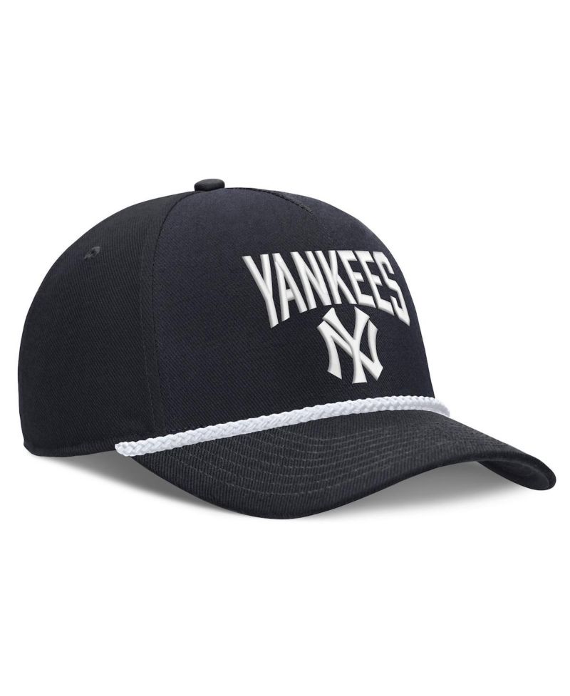Men's Navy New York Yankees Cooperstown Rise Adjustable Hat