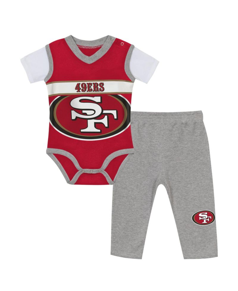 Baby Boys' and Girls' San Francisco 49ers Jersey Bodysuit and Pants Set