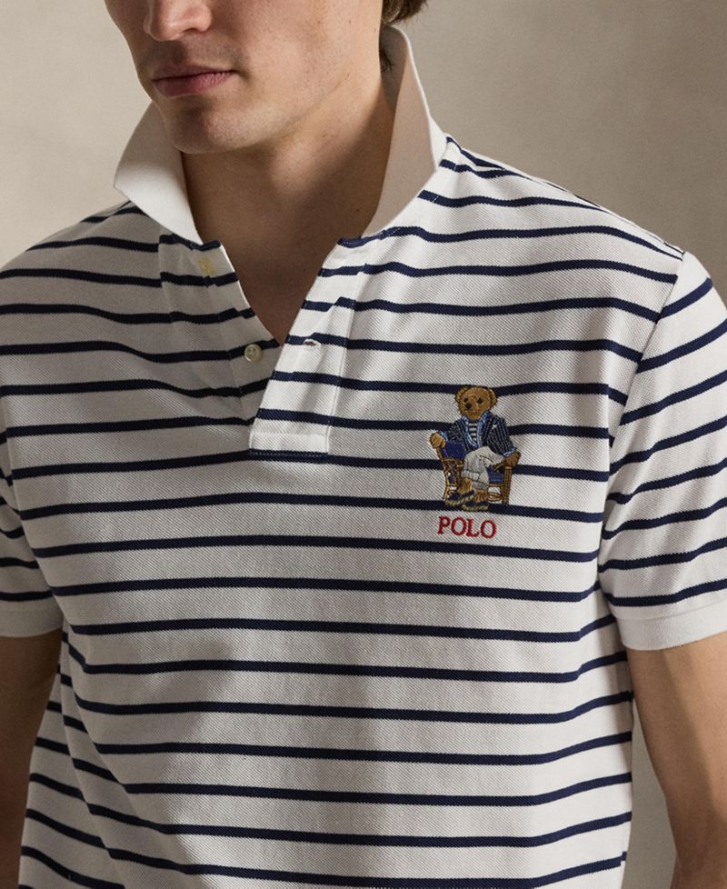 Custom Slim-Fit Polo Bear Polo Shirt