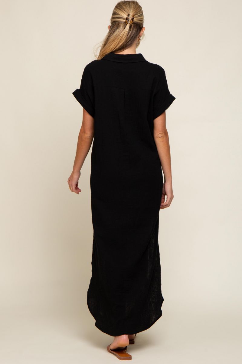 Women's Button Down Midi Dress