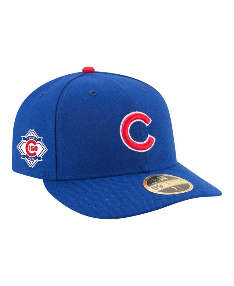 Men's Royal Chicago Cubs 150th Anniversary Low Profile 59FIFTY Fitted Hat