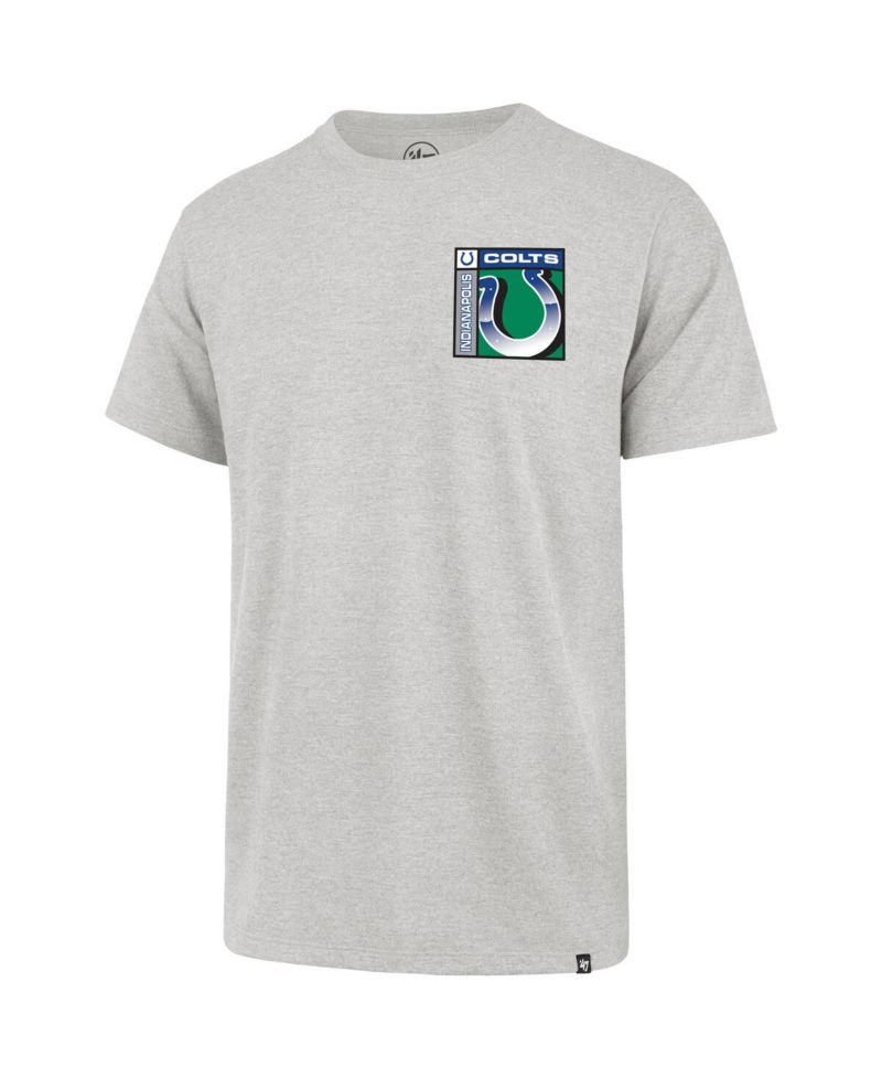 Men's Gray Indianapolis Colts Chrome Plate Franklin T-Shirt