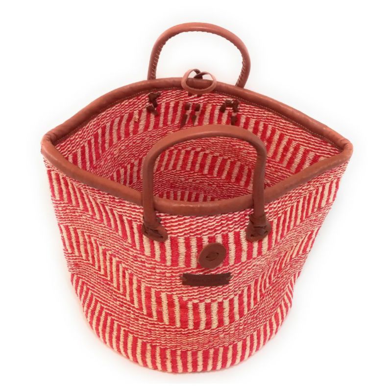 Bold and Brave Handmade Sisal Basket Tote