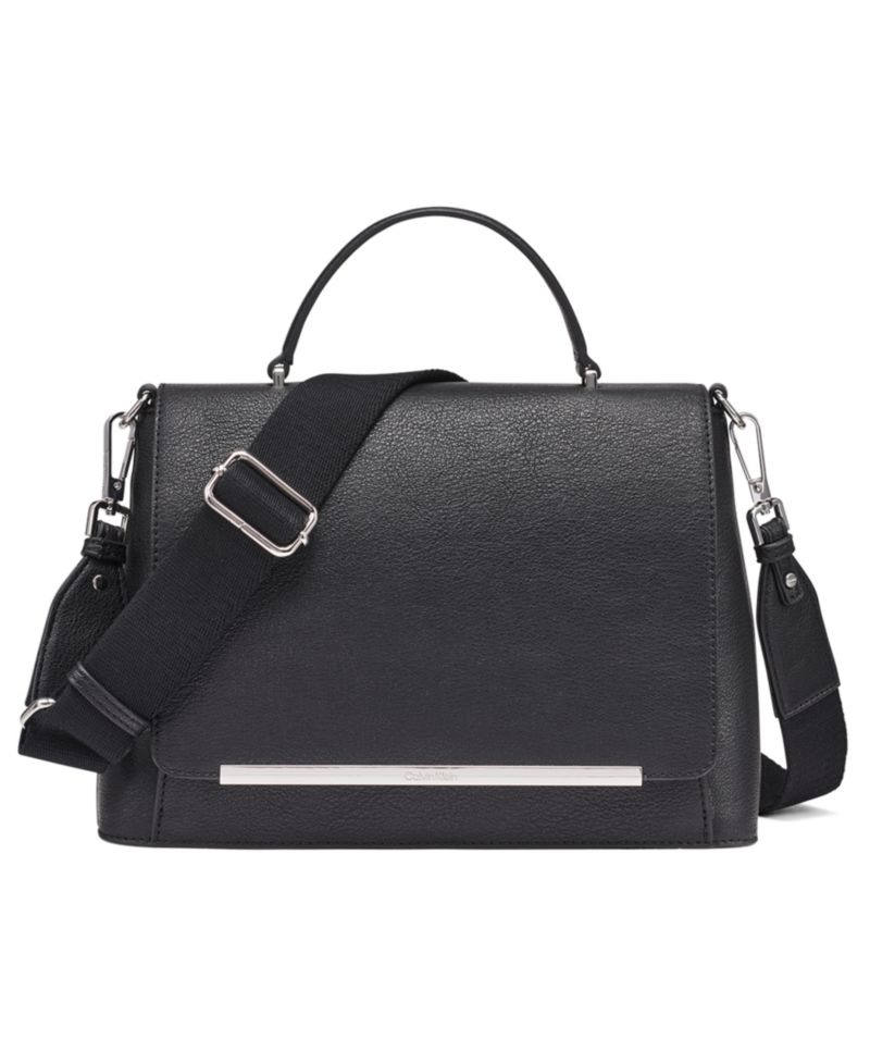 Alia Magnetic Snap Satchel Bag