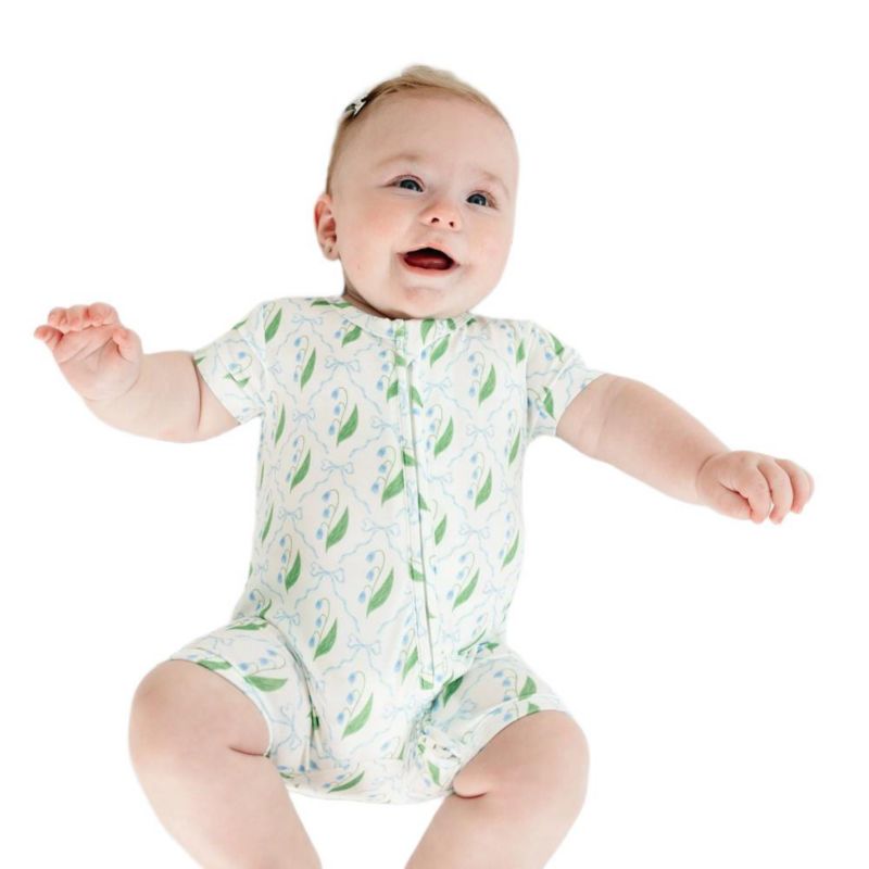 Baby Girls Bluebell Bows Bamboo Sleeper