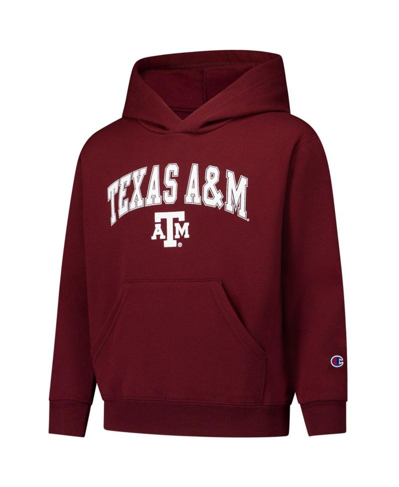 Big Boys and Girls Maroon Texas A&M Aggies Campus Pullover Hoodie