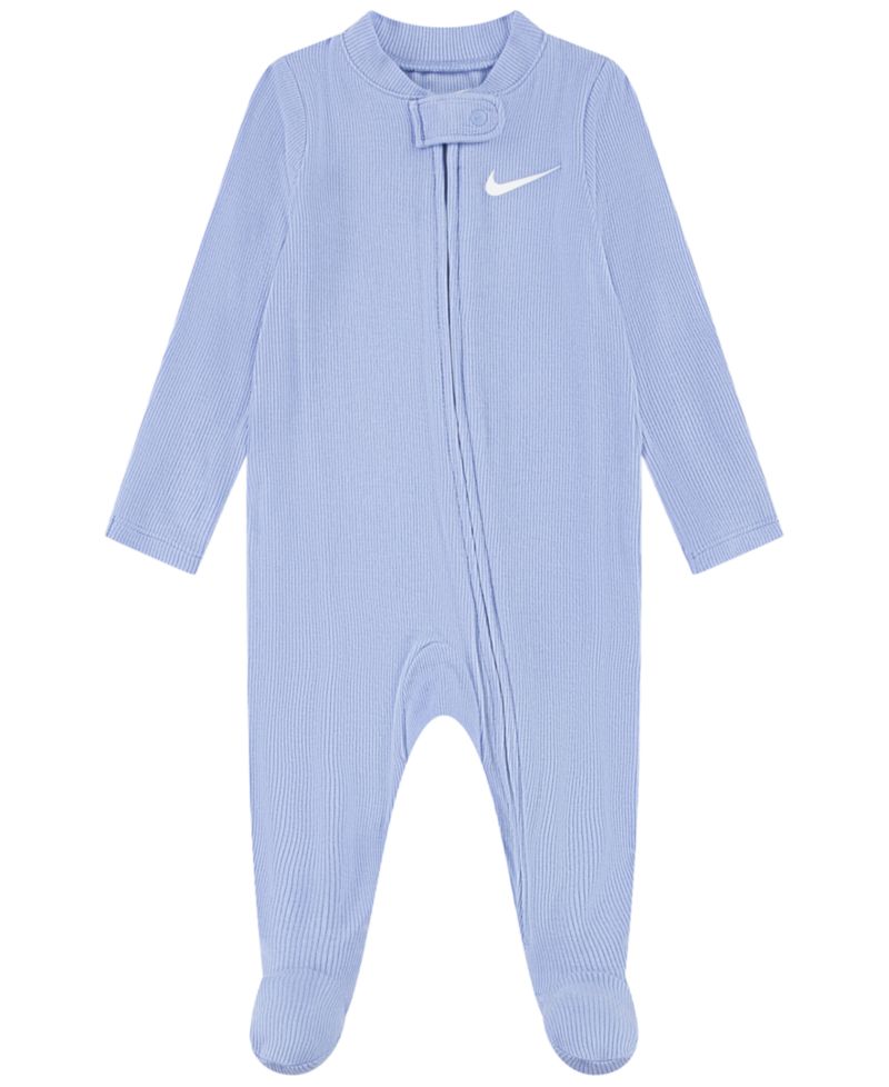Baby Boys' and Baby Girls' Ribbed Viscose Footed Coverall