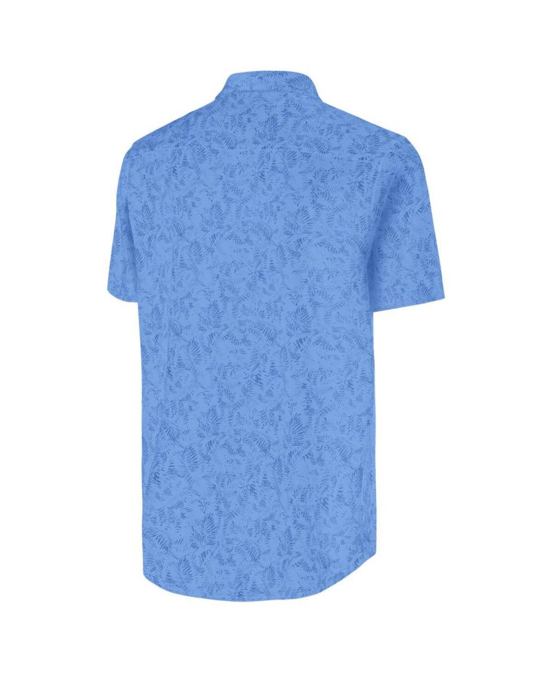 Men's Powder Blue Texas Rangers Lush Button-Up Shirt